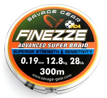 Savage Gear FINEZZE BRAID HD4 - 300M GREY 