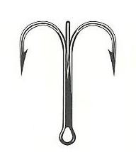 VMC ROUND TREBLE HOOK 8540