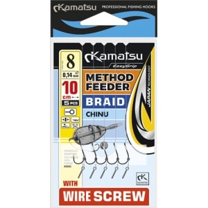 Kamatsu Method Feeder Hooks with Wire Screw