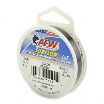 AFW SURFLON 1X7 CAMO LEADER WIRE