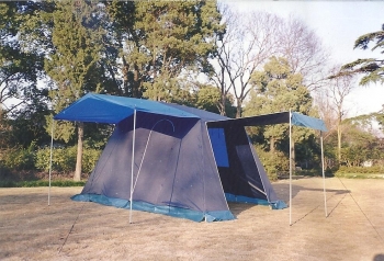 FRAME TENT WITH 2 ROOMS