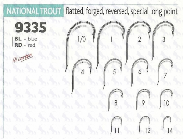 VMC HOOKS NATIONAL TROUT 9335