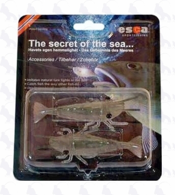 esca fishing lure Light Nuts and Bolts of & Boating Night Use Allows for a wide variety of rig configurations ESCA Shrimp Lure Imitator